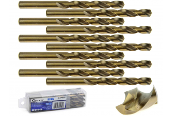 Сверло по металлу 10мм с кобальтом HSS 10 мм 10шт. (G37100)