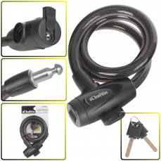 Замок велосипедный 12x800мм (K02303)