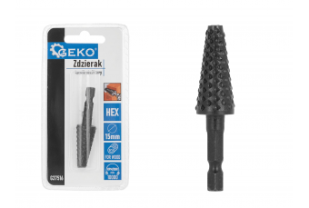Koksnes frēze - konisks rasp 15mm HEX (G37516)