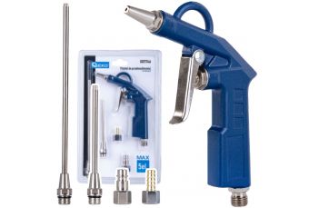 Пистолет для обдува воздухом MAX с соплами из 5 частей. (G01174A)