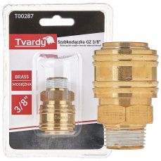 Скоростной соединитель латунный GZ 3/8" тип женский (T00287)