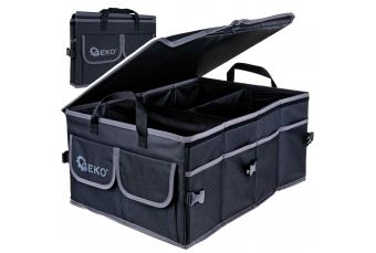 Органайзер – усиленная сумка для багажника автомобиля с отделениями и крышкой (G02399)