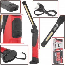 COB Складная лампа для мастерской со светодиодным магнитом 5 Вт + 3 Вт 2600 мАч 650 лм IP44 (T00950)