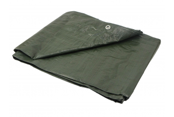 Брезент 4х5м толщиной/зеленый 80г (G70321)