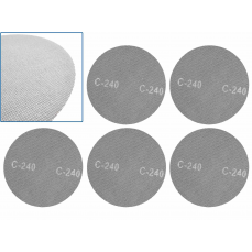 Abrazīvais siets ar Velcro 225mm P240 5gab. (G78847)