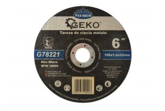 Металлический отрезной круг GEKO PREMIUM 150x1.6 5шт. (G78221)