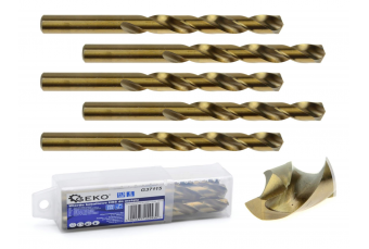 Сверло по металлу 11.5 из быстрорежущей стали с кобальтом 5шт. (G37115)