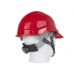Регулируемый защитный строительный шлем - красный (G90033)