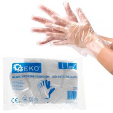 Защитные перчатки ПНД 100шт. (G75210)
