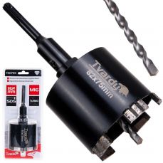 Сегментированная алмазная кольцевая пила turbo 82 мм SDS Plus (T00799)