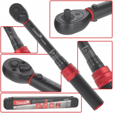 Динамометрический ключ 1/4" 5-25 Нм TVARDY (T00250)