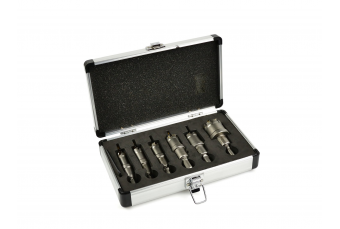 Набор кольцевых пил по металлу с титановым сверлом 6 шт. 16-35мм (G40200)