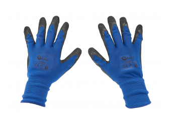 Coated protective gloves size 12 – dark blue (G75015)