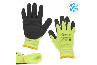 Перчатки для работы с флуоресцентной изоляцией зимой размер 9 12шт. (Г75001)