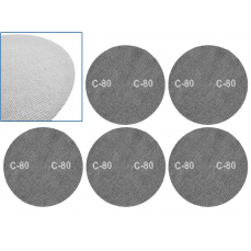 Абразивная сетка на липучке  225мм P80 5шт. (G78841)