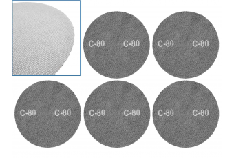 Абразивная сетка на липучке  225мм P80 5шт. (G78841)