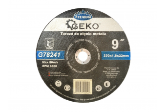 Metāla griezuma disks GEKO PREMIUM 230x1,6 Inox 5 gab. (G78241)