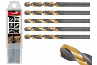 Черно-золотое сверло по металлу HSS 9,00 мм 5шт (Т02090)