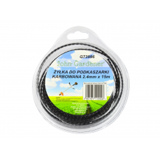 Corrugated nylon line 2.4mm*15m black (G73996)