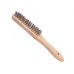 Rust removal brush 4 rows Wood (G00734)