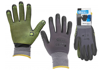Нейлоновые рабочие перчатки размер 9 12шт. (Г75022)