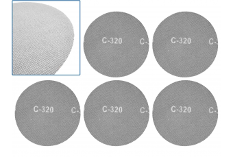 Абразивная сетка на липучке  225мм P320 5штю. (G78848)