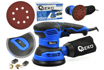 Эксцентриковая шлифовальная машина 125 мм 300 Вт (G80809)