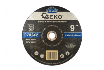 GEKO PREMIUM Metal Cutting Disc 230x2 Inox 5pcs. (G78242)