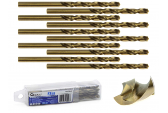 Сверло по металлу 4мм из быстрорежущей стали 10шт. (G37040)