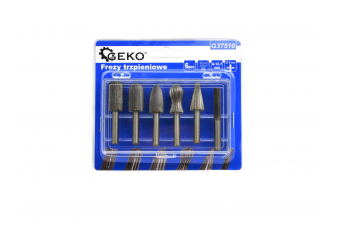6pcs end milling cutters 6-12,7mm (G37510)
