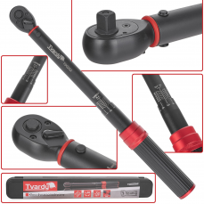 Динамометрический ключ 3/8" 10-120 Нм TVARDY (T00252)