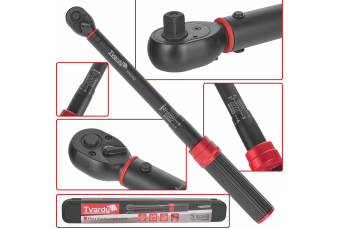 Griezes momenta uzgriežņu atslēga 3/8" 10-120Nm TVARDY  (T00252)