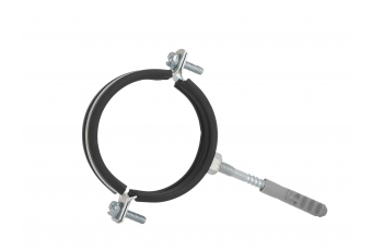 Metal pipe clamp with rubber 2 1/2" 75-80mm (G17295)