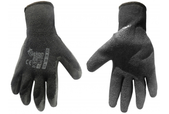 Перчатки защитные размер 10/латекс, черные, толстые, 12 шт. (G73573)