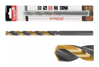 Черно-золотое удлинительное сверло по металлу HSS M2 12,0 мм (T02420)
