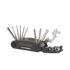 Набор усиленных никелированных велосипедных ключей 16в1 (K02362)