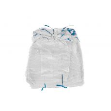 Mesh bag with clamp 50x80cm 30kg / White 100pcs. (G71982A)