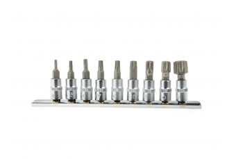 Набор головок-вставок T10-T60 CrV 1/4" 9шт. (G13550)