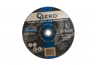 Cutting disc for stainless steel GEKO PREMIUM 230x2.0 25pcs (G78255)