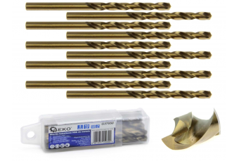 Сверло по металлу  5мм с кобальтом из быстрорежущей стали 10шт. (G37050)