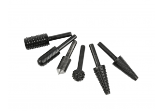 Набор концевых фрез по металлу и дереву 6мм 6шт. (G37512)