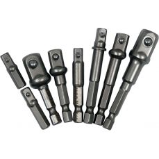 Набор переходников | 1/4" (6,3 мм) на головки 1/4" - 3/8" - 1/2" | 8 шт (YT-04639)