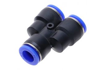 Ātrās savienošanas Y tipa vārsts 8 x 8 x 8 mm (8100808)