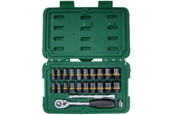 3/8" + 1/4" Socket Set for Removing Damaged Screws (23pcs) (S09138)