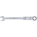 Комбинированный гаечный ключ с торцевой головкой | двойной шарнир | 19 мм (6179)