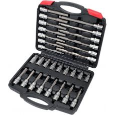 Набор бит для запрессовки | 12,5 мм (1/2") | внутренний шестигранник | 30 шт. (YT-77540)