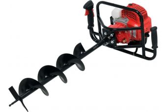 Бензиновая буровая установка | 1,4 кВт + 3 бура и удлинитель (YT-84660)