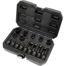 Набор торцевых головок и бит для тормозных суппортов | 12,5 мм (1/2") | 16 шт. (YT-06811)