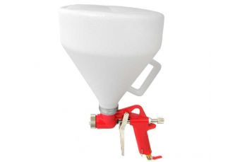 Распылитель для штукатурки | пластиковый бак | с форсунками 4/6/8 Ø (HP-01)