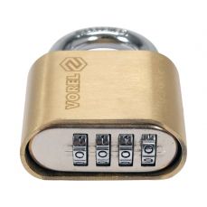 Латунный навесной замок | с кодом | 50 мм (77612)